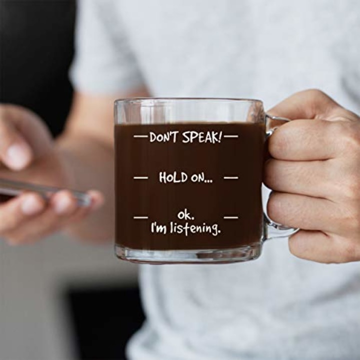 Don&#039;t Speak! Funny Coffee Mug