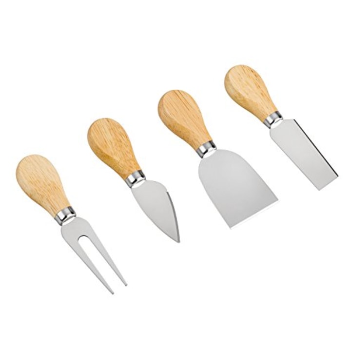 YXChome 4 Cheese Knives Set-Mini Knife, Butter Knife &amp; Fork