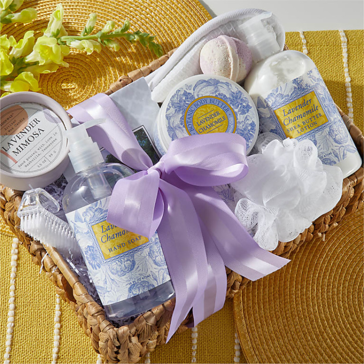 Lavender Spa Gift Basket