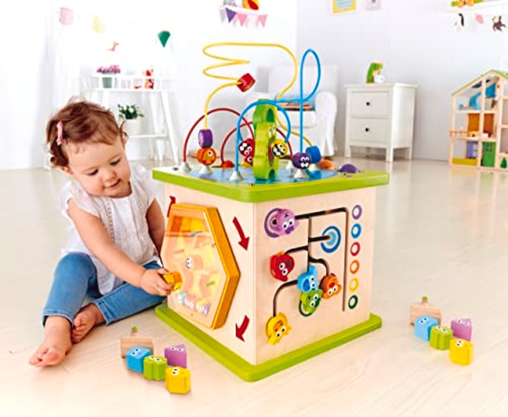 Hape Country Critters Wooden Activity Play Cube
