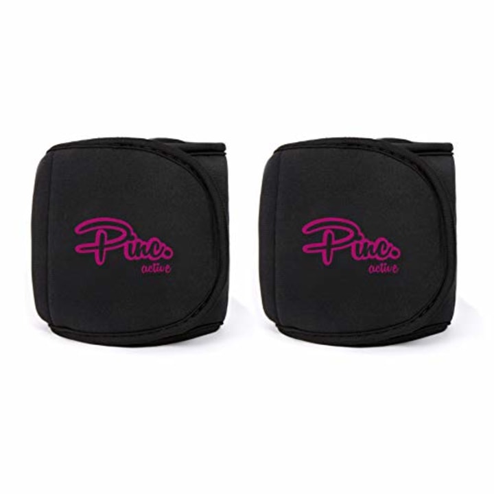 HEALTHYMODELLIFE Ankle Weights Set by PINC Active (2 x 0.5lb Cuffs) - 1lbs in Total - for Women, Men and Kids - Used for Workouts at Home, Pilates, Yoga, Boxing, Dancing and Resistance Training