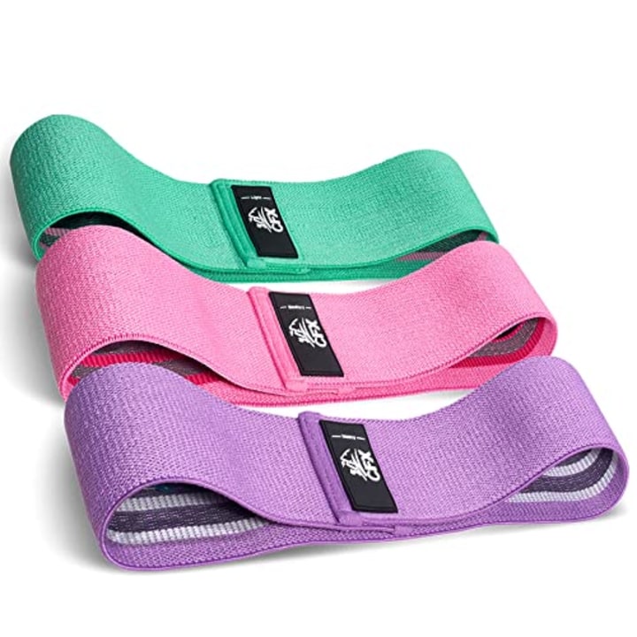 Renoj Resistance Bands - 5 Set of Stretch Bands for Yoga, Physical Therapy,  and Pilates | Durable and Portable Workout Bands