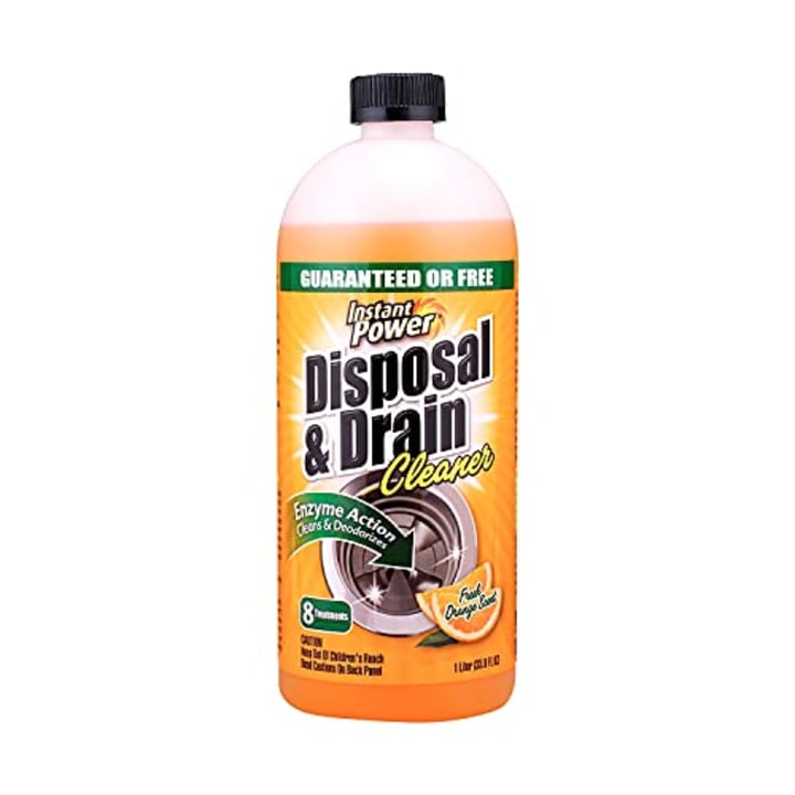 Instant Power 1503 Disposal and Drain Cleaner, Orange Scent, 1 Liter
