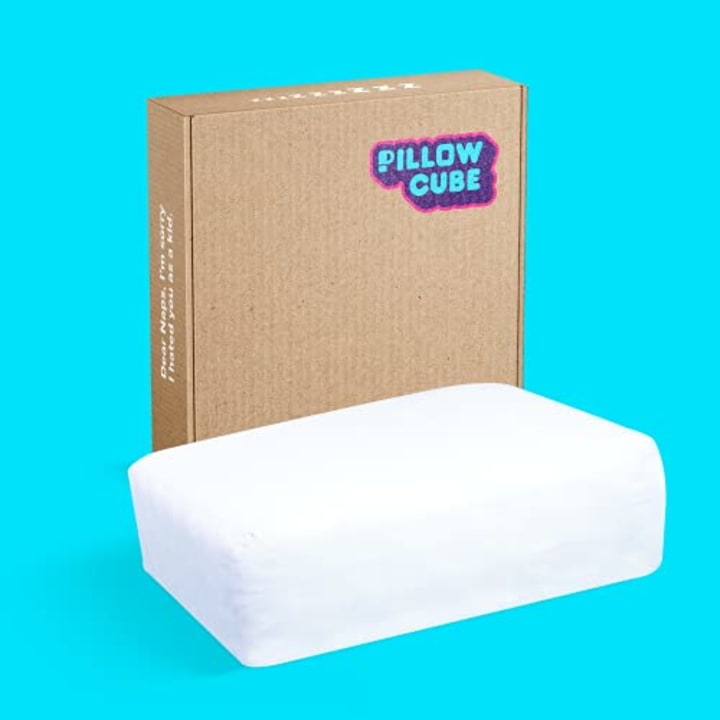 Pillow Cube Side Cube Pro - Most Popular (5\") Bed Pillows for Sleeping on Your Side, Cooling Memory Foam Pillow Support Head &amp; Neck for Pain Relief - King, Queen, Twin 24&quot;x12&quot;x5&quot;