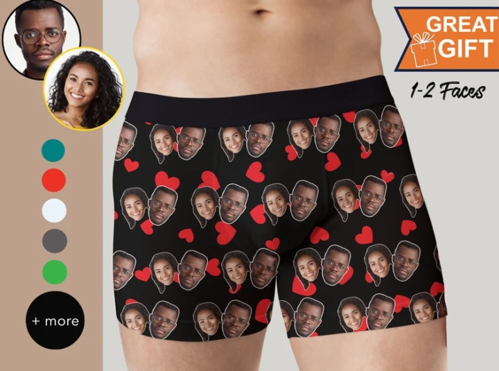 Custom Boxer Briefs with Faces