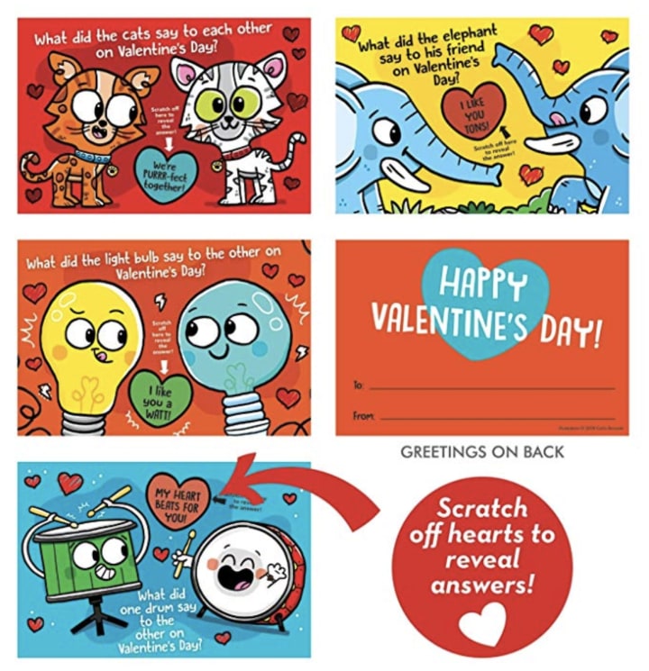 Valentine Cards for Kids. Valentines Day Cards. Kids Valentine