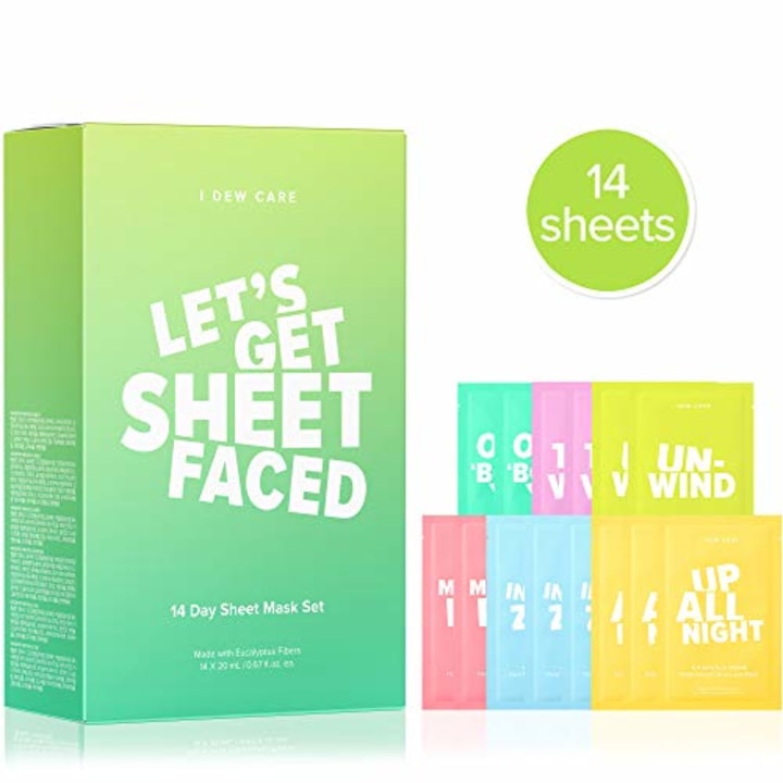 &#039;I Dew Care Let&#039;s Get Sheet Faced&#039; Sheet Mask Set