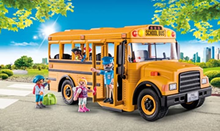 Playmobil School Bus Vehicle Playset