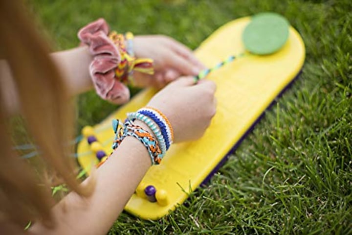 Choose Friendship, My Friendship Bracelet Maker, 20 Pre-cut Threads (Craft Kit / Kids Jewelry Kit)