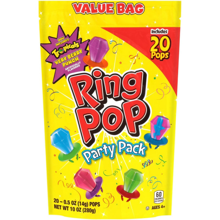 Ring Pop Lollipops and Hard Candies Party Pack - 10oz/20ct