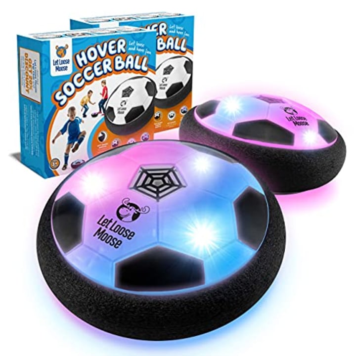 LLMoose Hover Soccer Ball - 2 Pack - Toys for Boys 4-6 - Gifts For Boys 8-12 - Birthday Gifts For Kids- Kids Toys - Stuff For Kids - Toys For Boys Age 8-12 - Toys For Kids - Indoor Games for Kids
