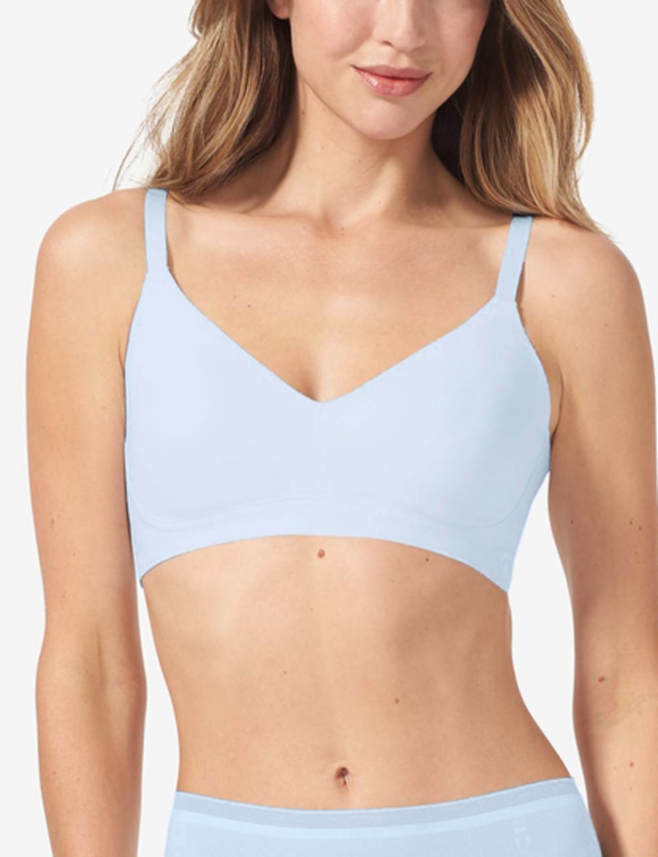 Comfy Wire-Free Bra Camisole Vest - Breast Nest White – Senior Supply