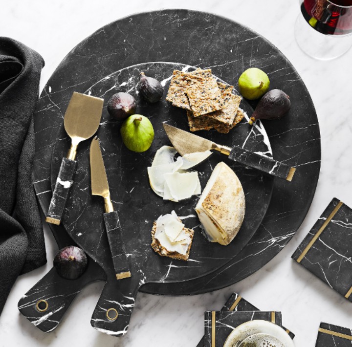 Black Marble Cheese Board