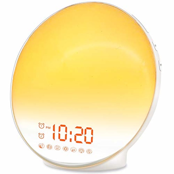 JALL Wake Up Light Sunrise Alarm Clock