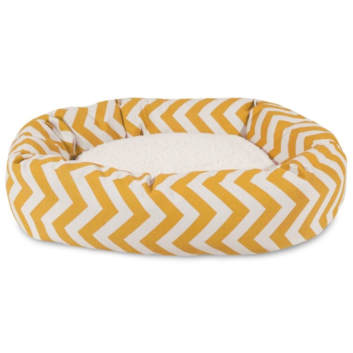 Majestic Pet Products Chevron Bolster Dog Bed