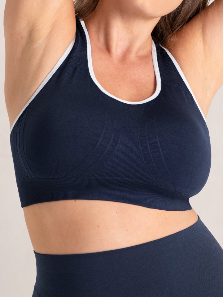 Womens Seamless Comfort Bra Shapewear Sports Stretch Comfy Crop Top Vest  Support