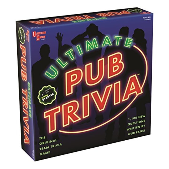 Ultimate Pub Trivia Team Trivia Game, Over 1000 Questions for Weekly Party Game Nights and Live Stream Pub Quiz Events, Perfect for Ages 12 and Up and 4 or More Players from University Games , Red