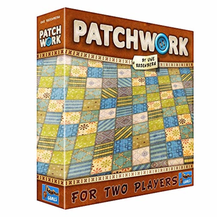 Patchwork Board Game | Strategy Game | Puzzle Game | Family Board Game | Two Player Game for Kids and Adults | Ages 8 and up | 2 Players | Average Playtime 30 Minutes | Made by Lookout Games , Brown
