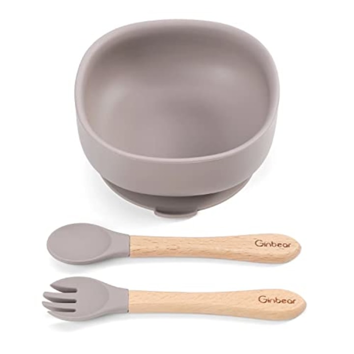 Ginbear Suction Bowls and Utensils