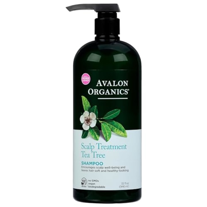 Avalon Organics Scalp Treatment Shampoo, Tea Tree, 32 Oz