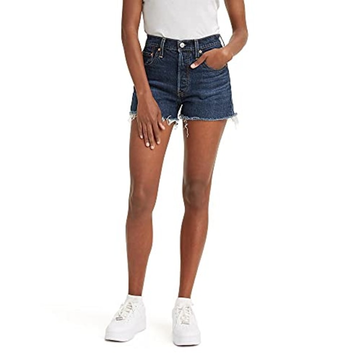 Levi's Women's 501 Original Shorts, Salsa Shaker (Waterless), 16