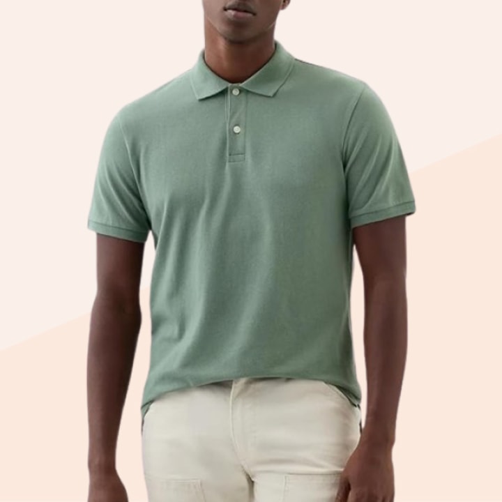 Gap Men's Stretch Pique Polo Shirt