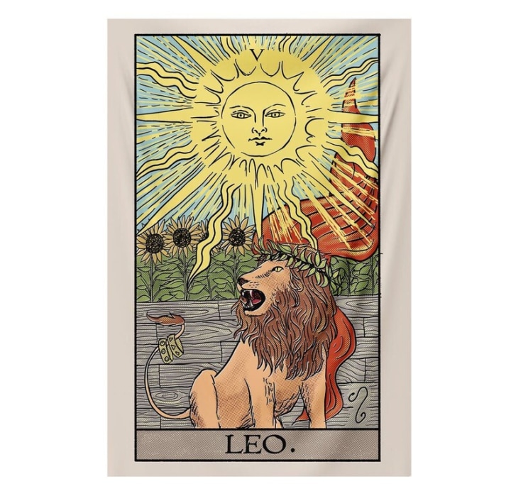 The Leo Sun Tapestry