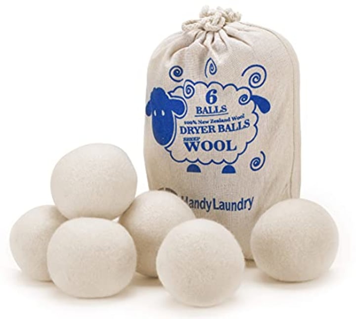 Useful wool dryer balls for laundry