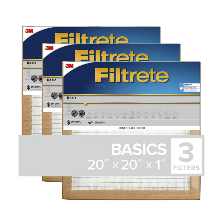 Basic Pleated Air Filter (Set of 3)