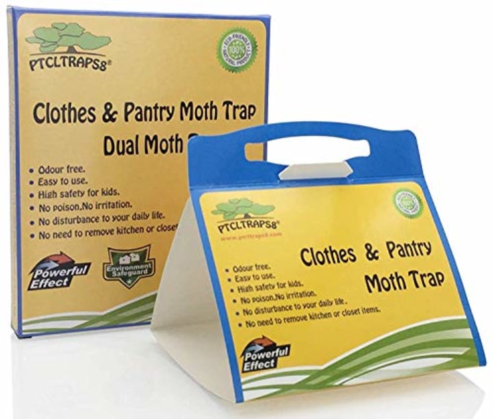 Ptcltraps8 Dual Moth Traps for Clothes and Pantry