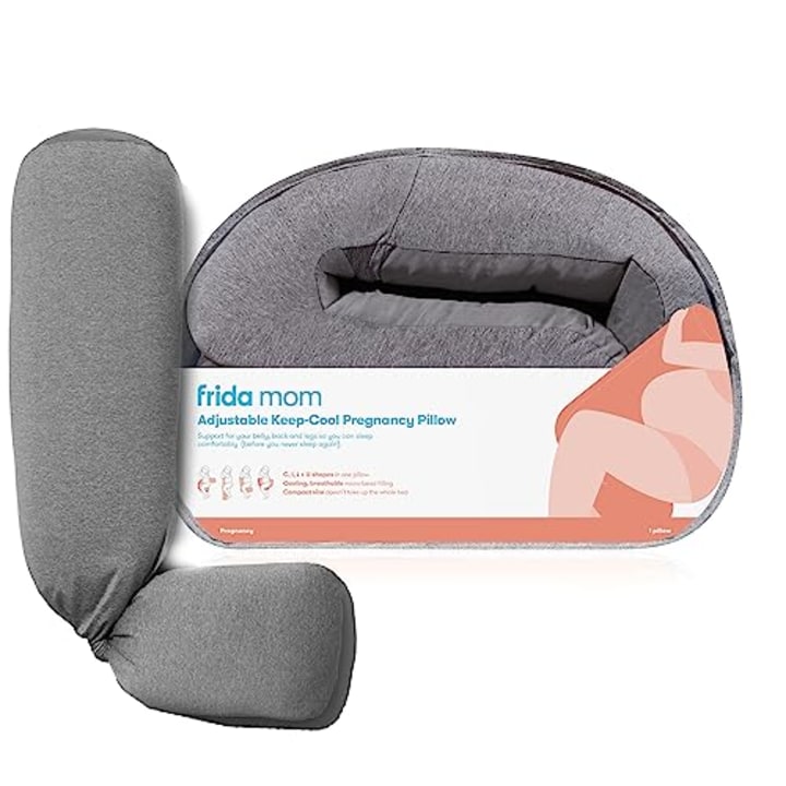 Frida Mom Adjustable Keep-Cool Pregnancy Pillow