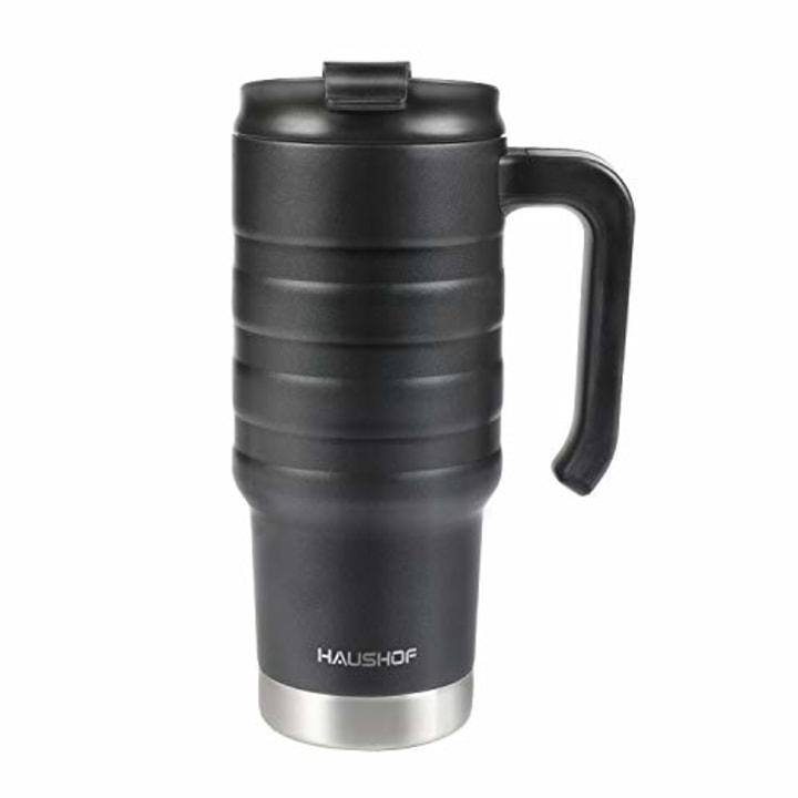 SHCKE 20 oz Vacuum Insulated Tumbler Double Wall Stainless Steel Travel  Coffee Mug with Flipping Closure Lock Thermos Cup for Keep Hot/Ice Coffee  Tea