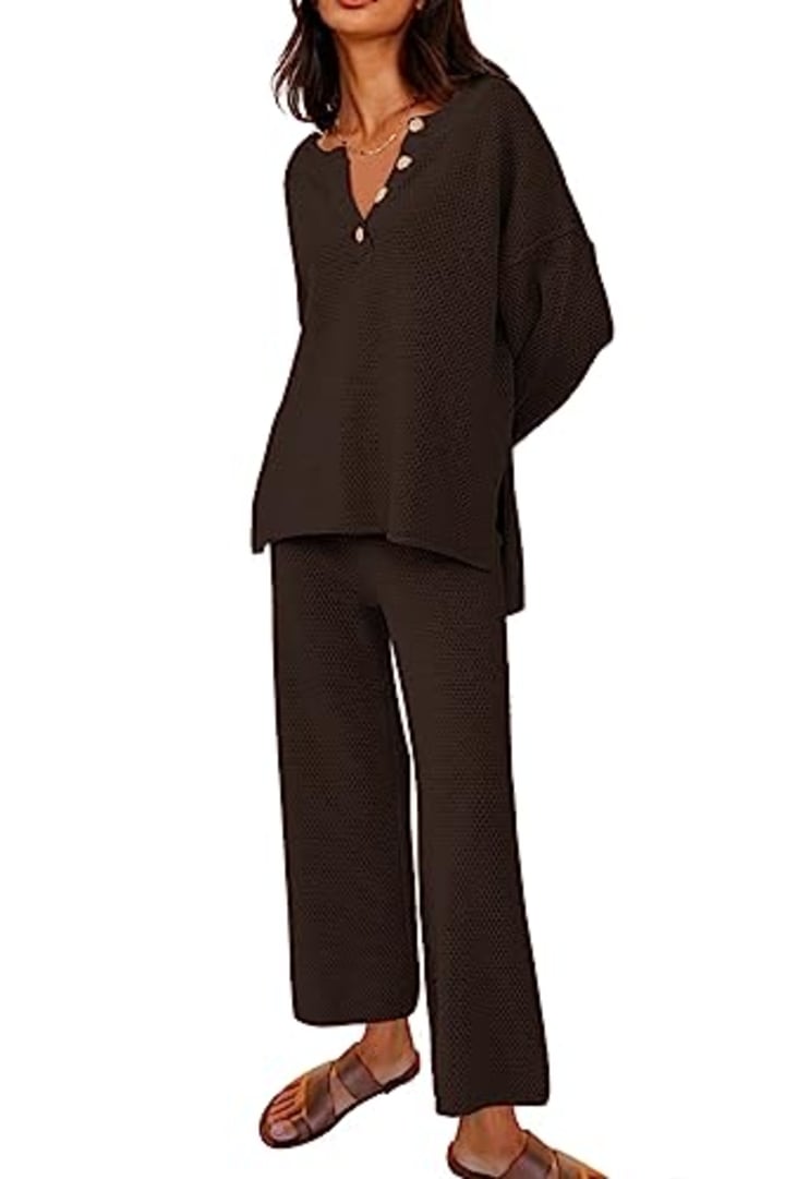  Daily Deals Todays Deals Tracksuit For Women Set 2 Piece Casual  Long Sleeve Shirts Jogging Pants Suit Cotton Outfits With Pocket Lounge Sets  : Clothing, Shoes & Jewelry