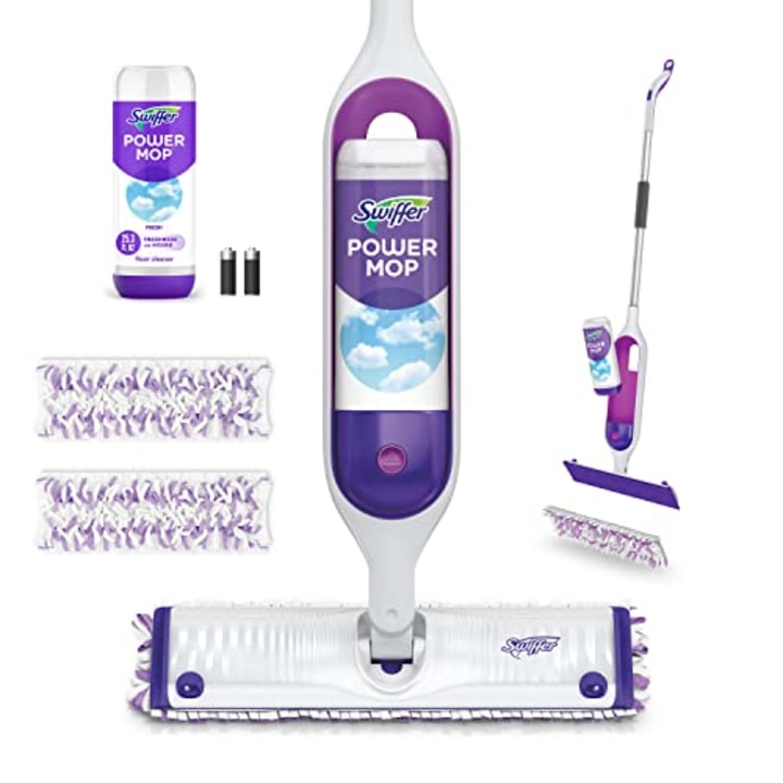 Swiffer PowerMop Multi-Surface Mop Kit for Floor Cleaning
