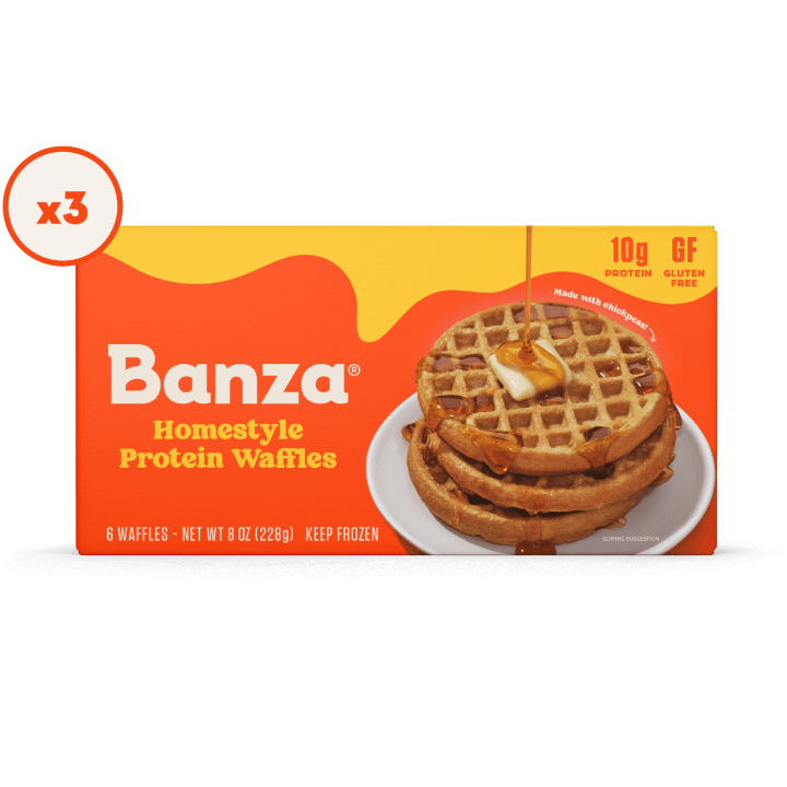 Banza Homestyle Protein Waffles