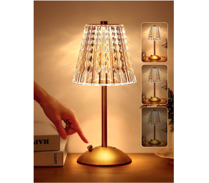 Dimmable Crystal Table Lamp