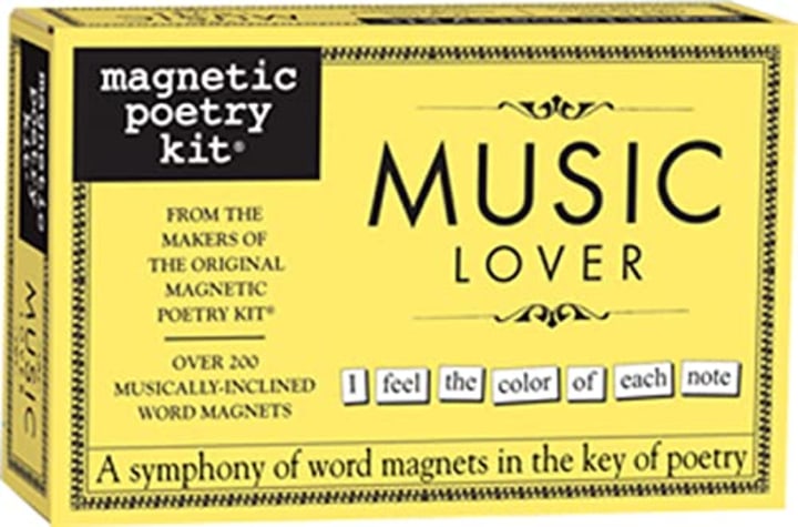 Music Lover Magnetic Poetry Kit