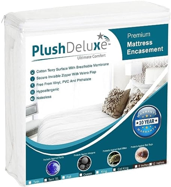 PlushDeluxe Premium Mattress Encasement