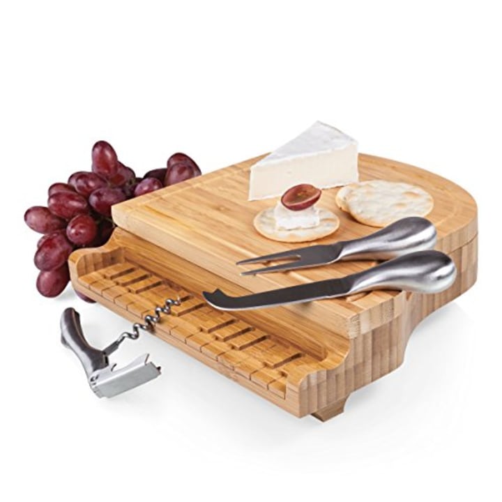 Picnic Time Toscana Cheese Board & Knife Set