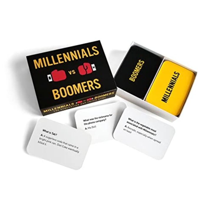Millennials vs Boomers Trivia Card Game 