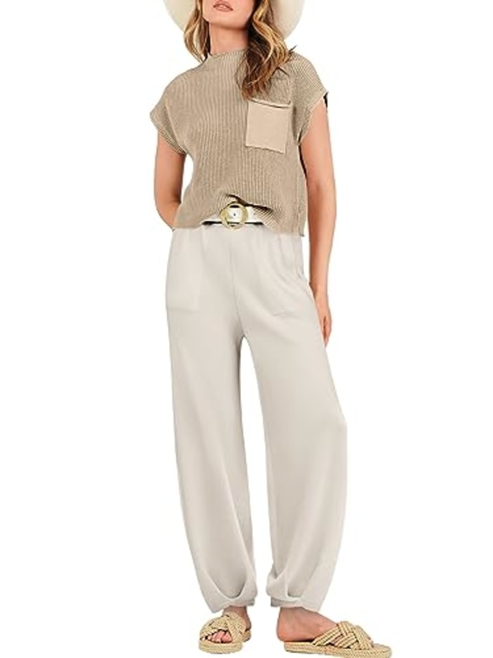 VEKDONE Clearance Sales Today Deals Prime Women's Pants Summer Work Prime  Deals of The Day Today