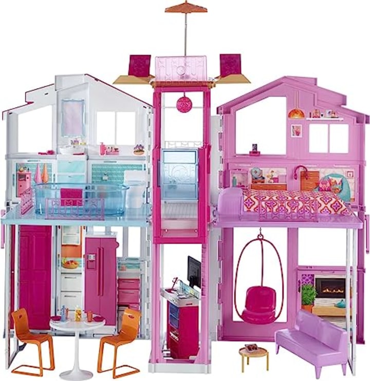 Barbie Doll House, 3-Story Townhouse 