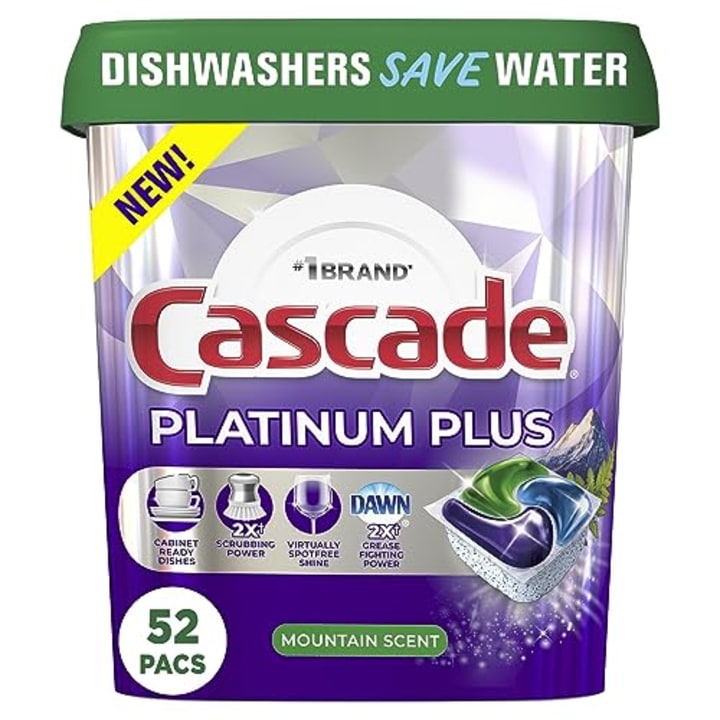 Cascade Platinum Plus ActionPacs Dishwasher Detergent Pods