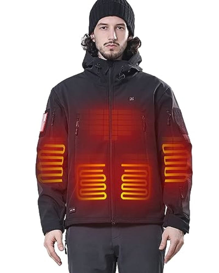 prime deals of the day today only clearance mens mens heated coat deals of  the day lightning deals today prime outdoor