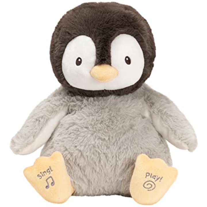 GUND Baby Animated Kissy The Penguin Plush