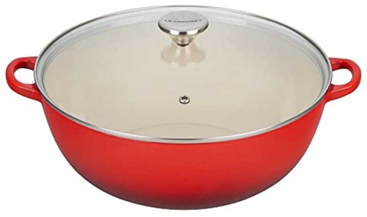 Le Creuset Enameled Cast Iron Chef's Oven with Glass Lid