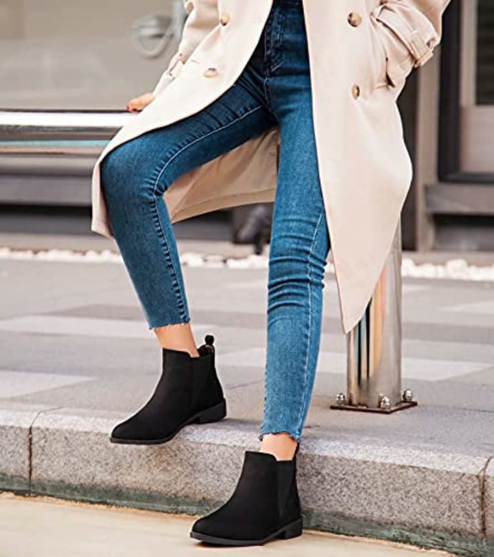 Women Faux Suede Booties