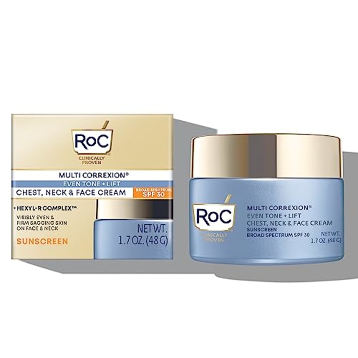 RoC Multi Correxion Even Tone + Lift Chest, Neck and Face Cream SPF 30