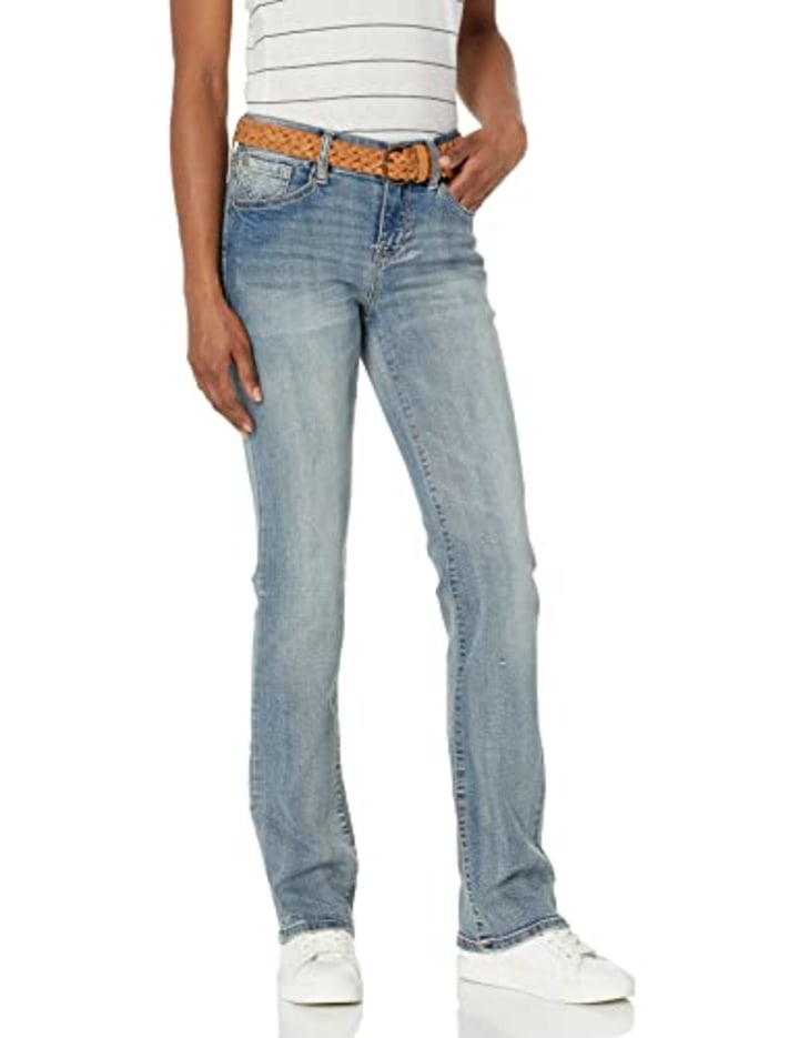 WallFlower Women's Legendary Slim Bootcut Jeans