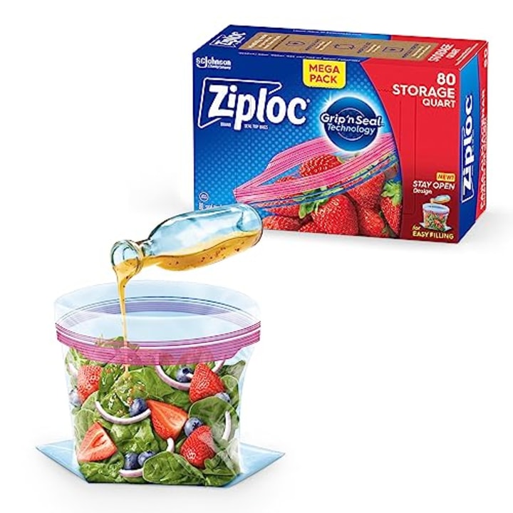 Ziploc Quart Food Storage Bags